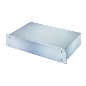"MultipacPRO 19"" Chassis- Steel- AlZn- Plain Top and Base- 1 U- 340 mm"